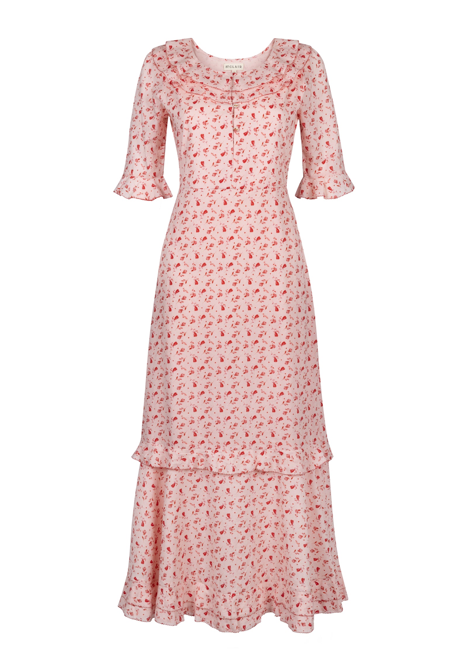 jiltu petit frill dress ピンク M ジルチュ JILTU petit frill dress - メルカリ