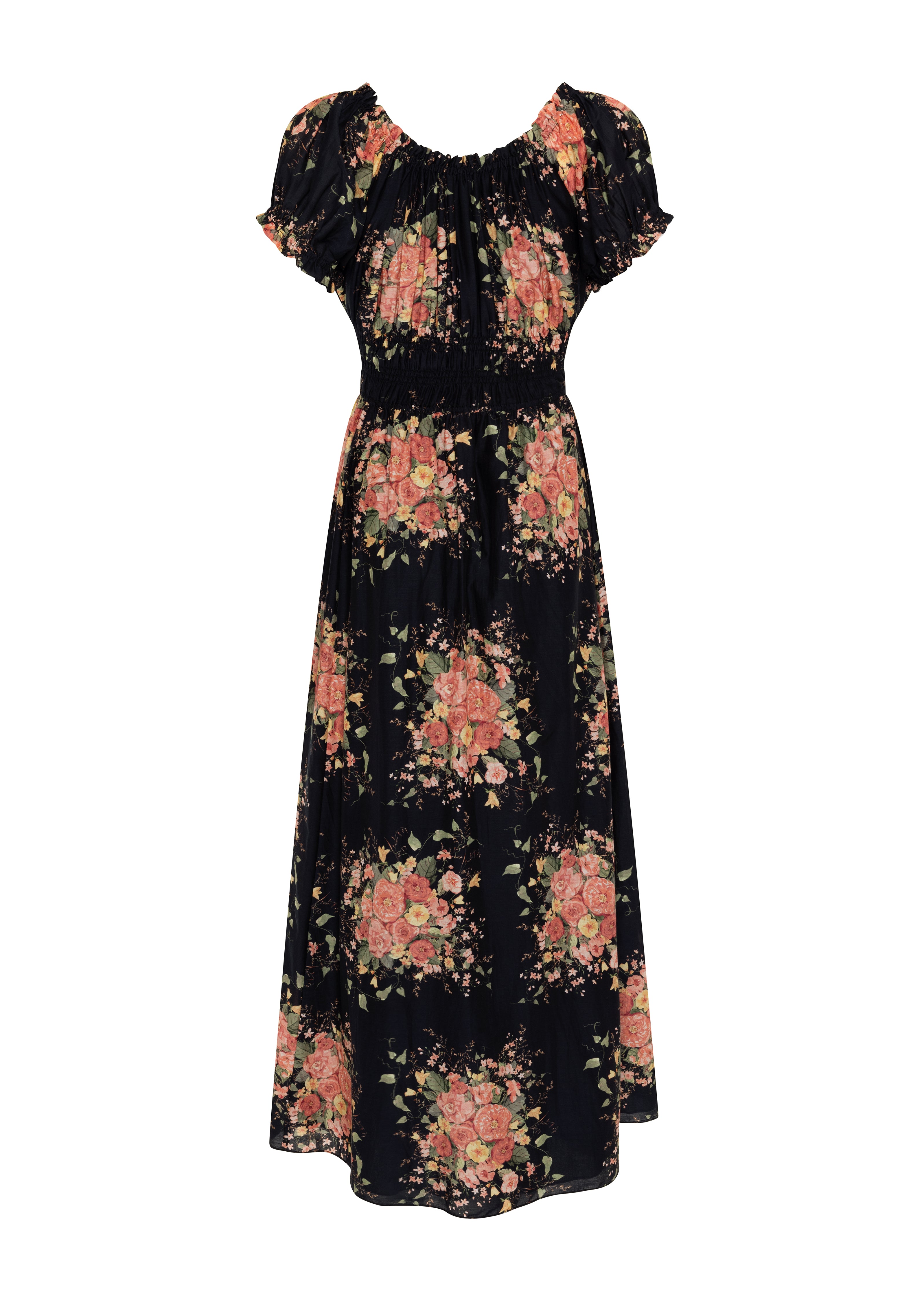 Kate (silk black posy)