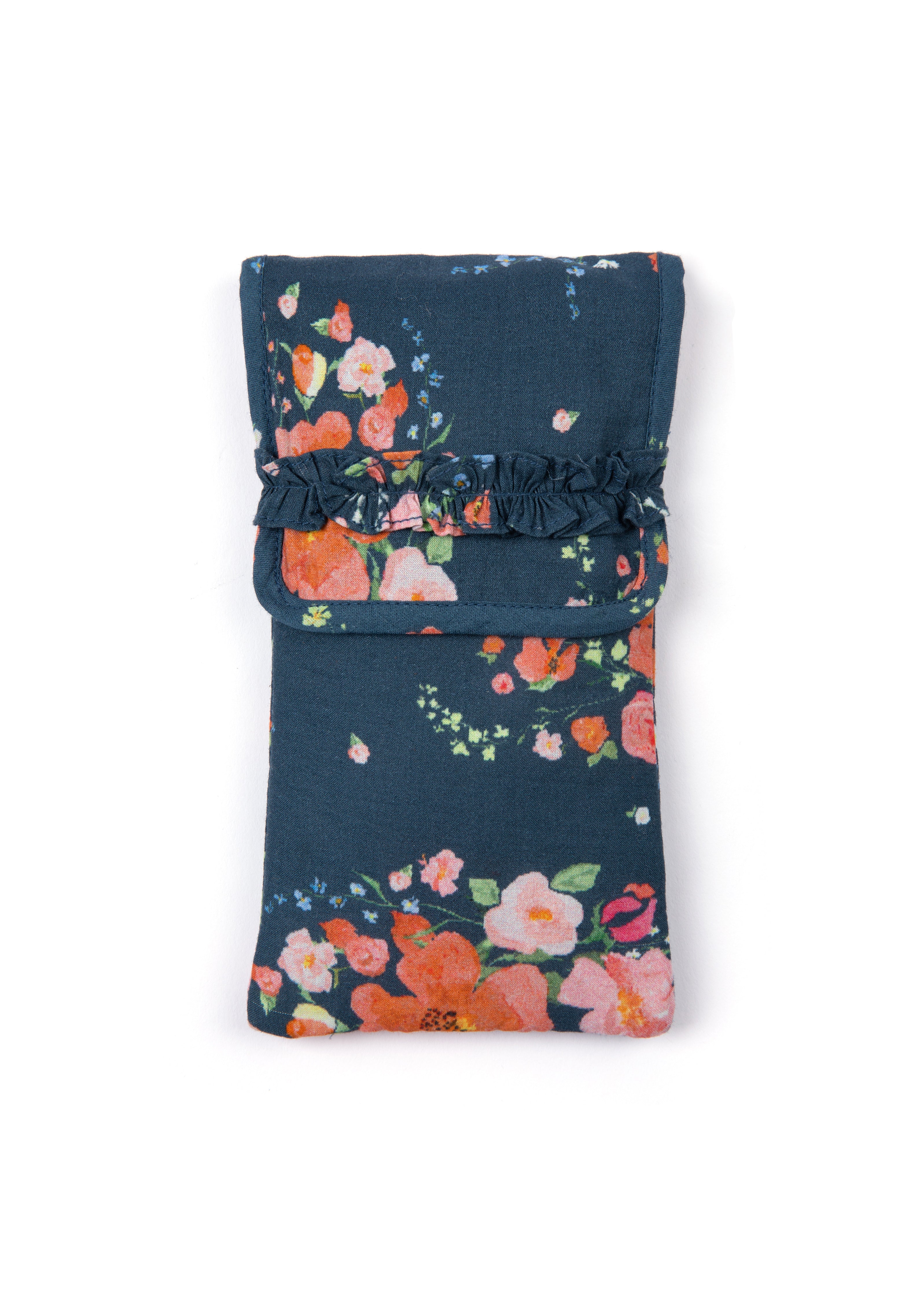 Glasses Case (indigo bouquet)